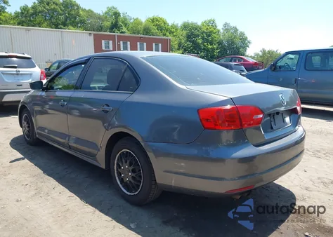 2013 Volkswagen Jetta 2.0L S из США, поврежденный, VIN 3VW2K7AJ2DM369459